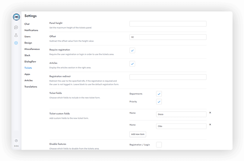 Tickets settings - Alz-Bot